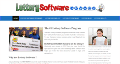 Desktop Screenshot of lotterysoftware.com