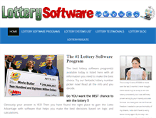 Tablet Screenshot of lotterysoftware.com